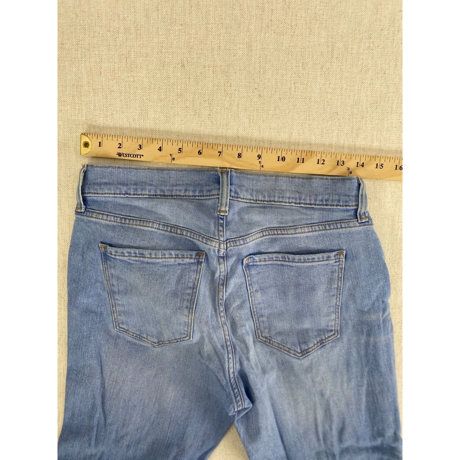 Old Navy Old Navy Boyfriend Jeans Womens 2 Blue Stretch Denim Size 26" / US 2 / IT 38 - 12 Thumbnail