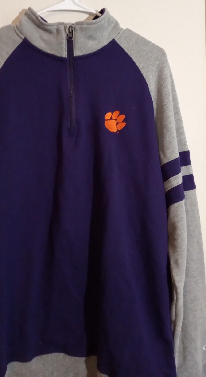 Champion Clemson University Tigers Champion 1/4 Zip Pullover Large Size US L / EU 52-54 / 3 - 3 Thumbnail