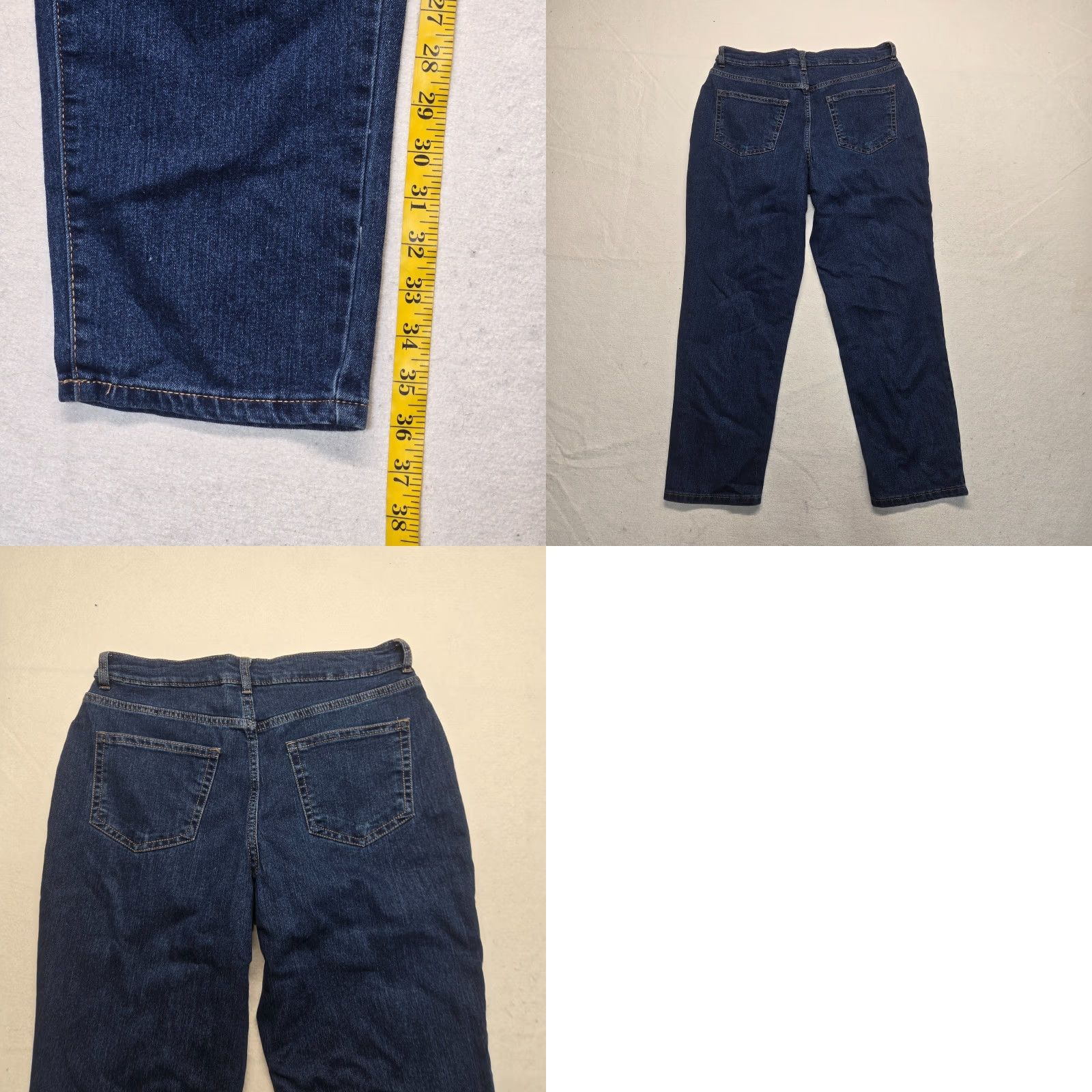 Vintage No Boundaries Jeans Denim Pants Adult Women's Size 11 Dark Wash Womens Size 32" / US 10 / IT 46 - 8 Thumbnail