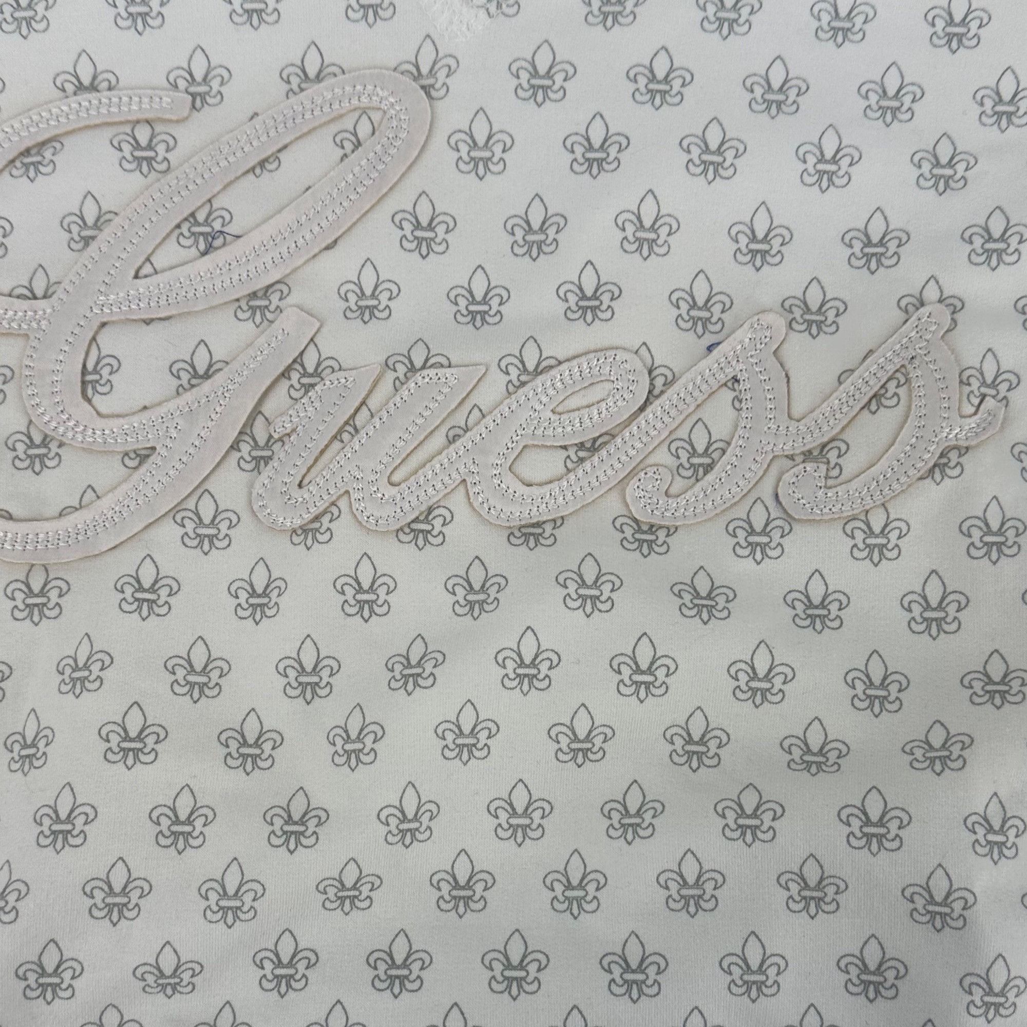 Guess Guess White Fleur-de-lis All Over Print Hoodie - Large Size L / US 10 / IT 46 - 6 Thumbnail