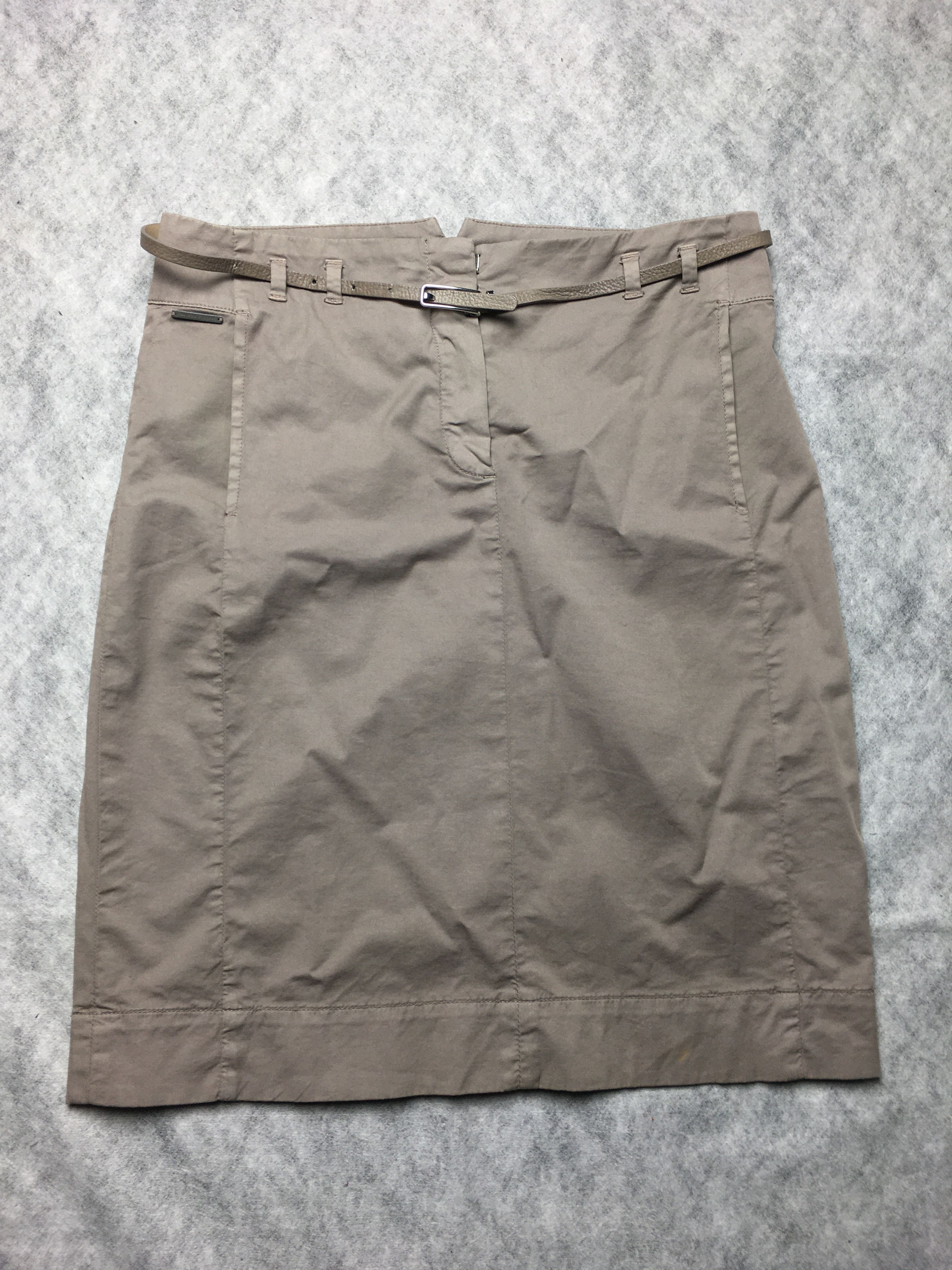 Fabiana Filippi Fabiana Filippi Beige Cotton Womens Skirt Size 30" / US 8 / IT 44 - 5 Thumbnail