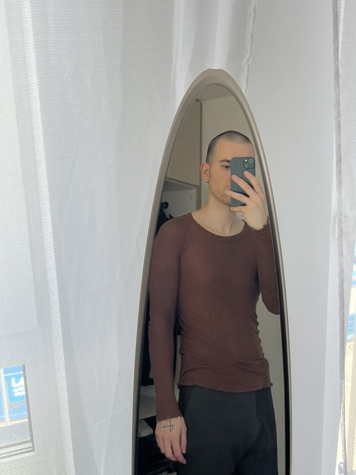 Rick Owens S/S 2011 ribbed longsleeve Size US M / EU 48-50 / 2 - 4 Thumbnail