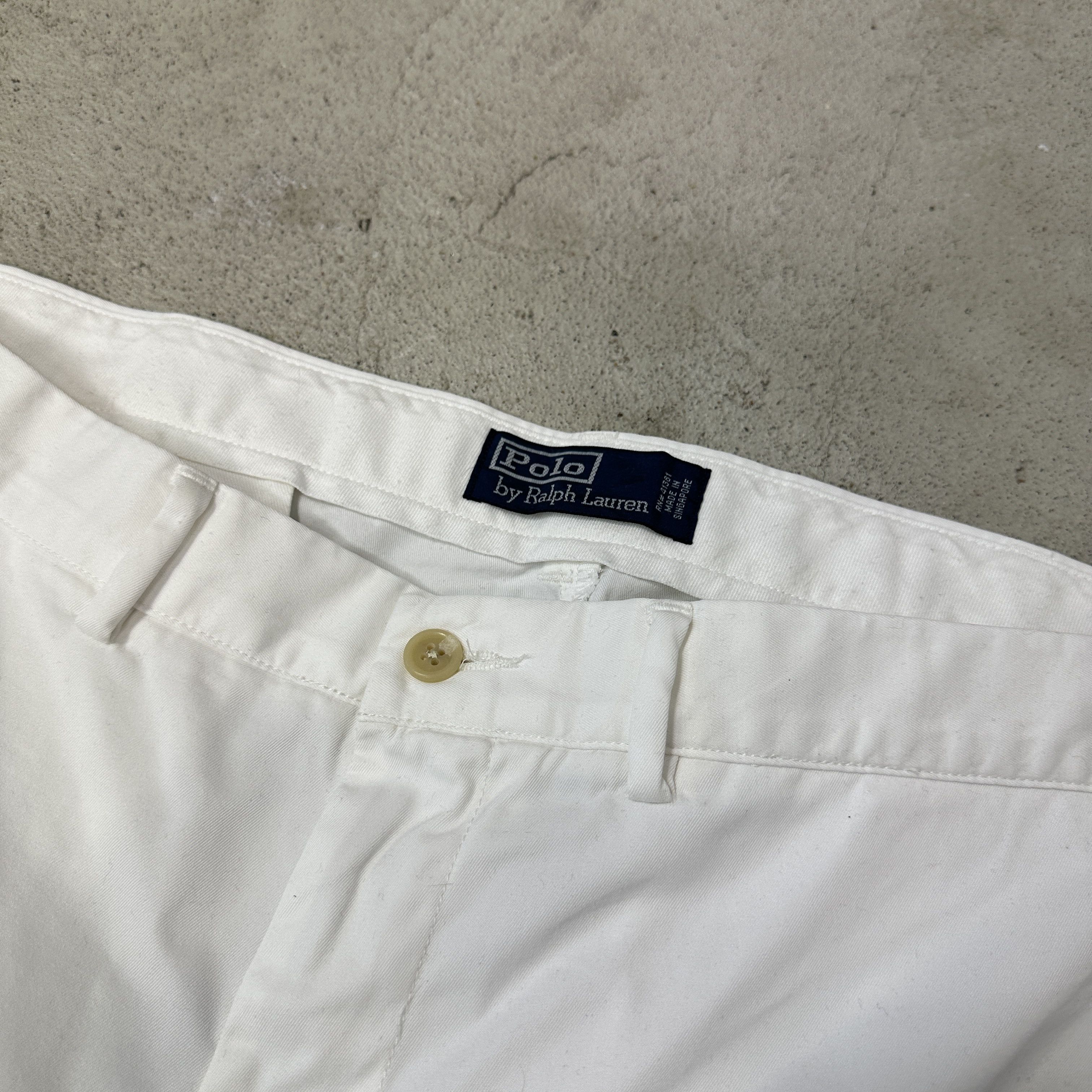 Polo Ralph Lauren Vintage Old Money Polo Ralph Lauren White Pants Y2K Size US 40 / EU 56 - 3 Thumbnail