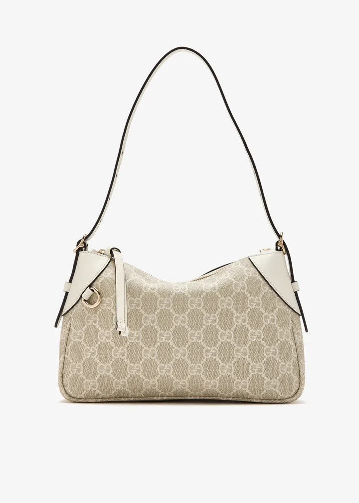 Gucci o1la5ras0526 Size: OS / GG Emblem Small Shoulder Bag Beige Size ONE SIZE - 1 Thumbnail