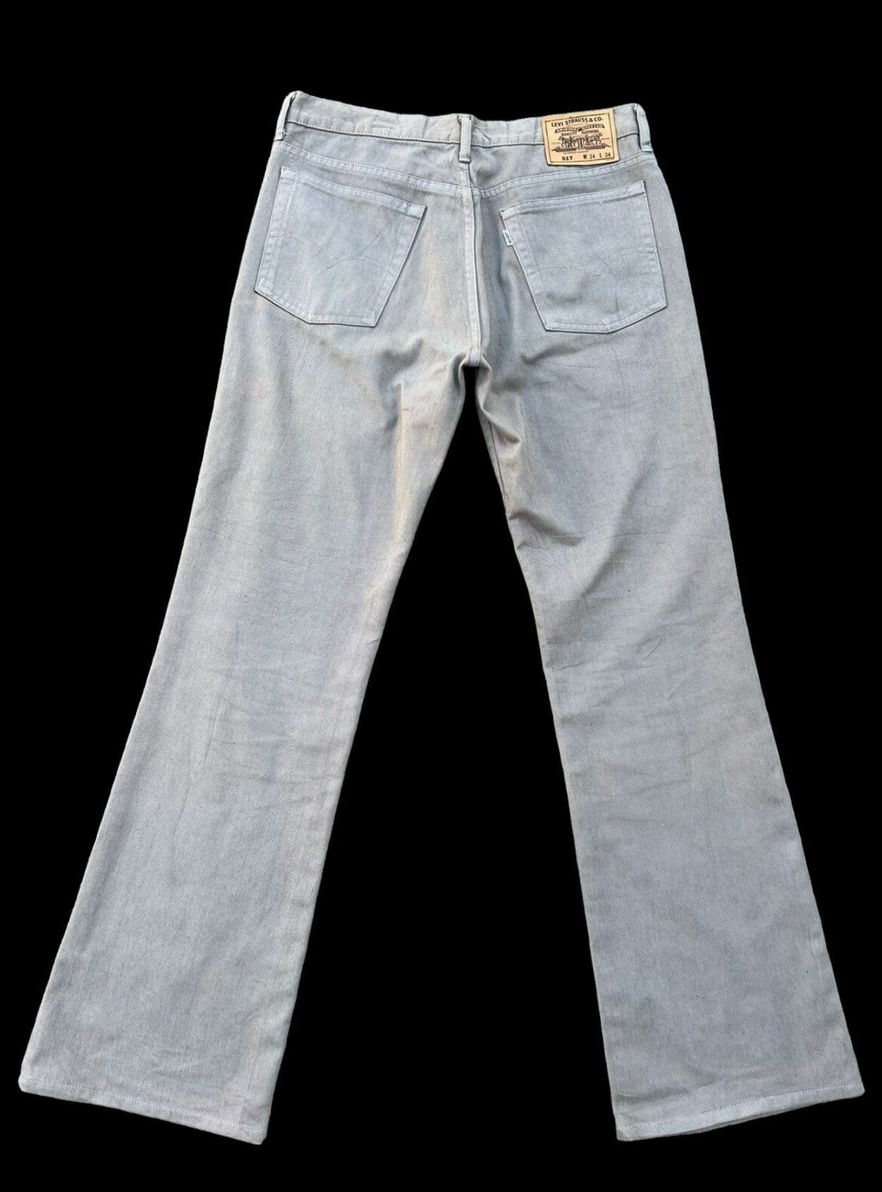 Levi's Vintage 1999 Levi’s 517 Faded Dirty Mud Flare Jeans Size US 33 - 2 Thumbnail