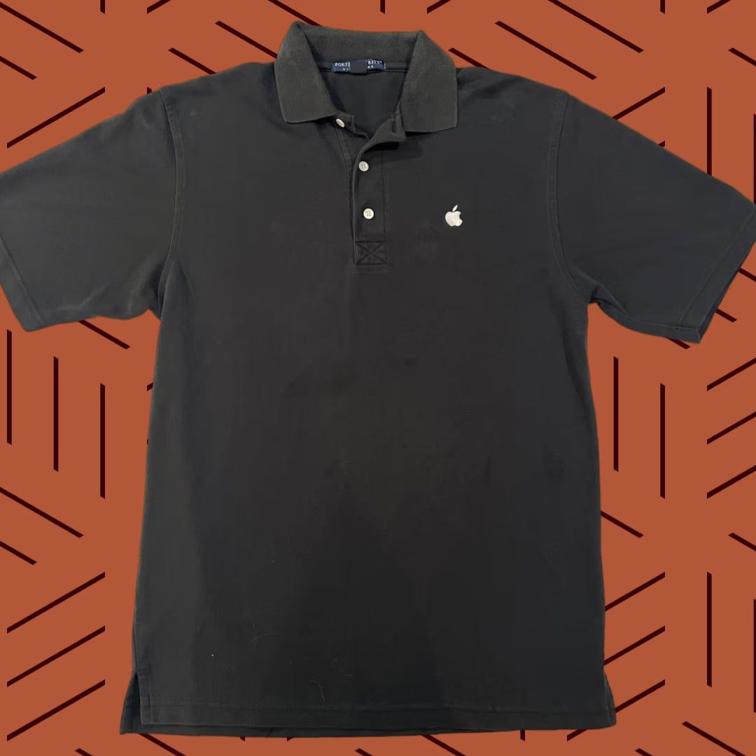 Apple VINTAGE Apple Store Employee Polo Shirt Black Mac Embroidered Logo Medium Mens Shirt XS? Size US M / EU 48-50 / 2 - 1 Thumbnail