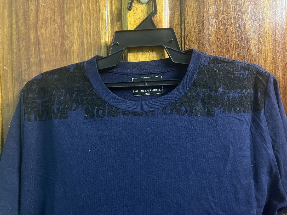 Japanese Brand × Number (N)ine Number (N) Nine Denim T Shirt Size US L / EU 52-54 / 3 - 4 Thumbnail