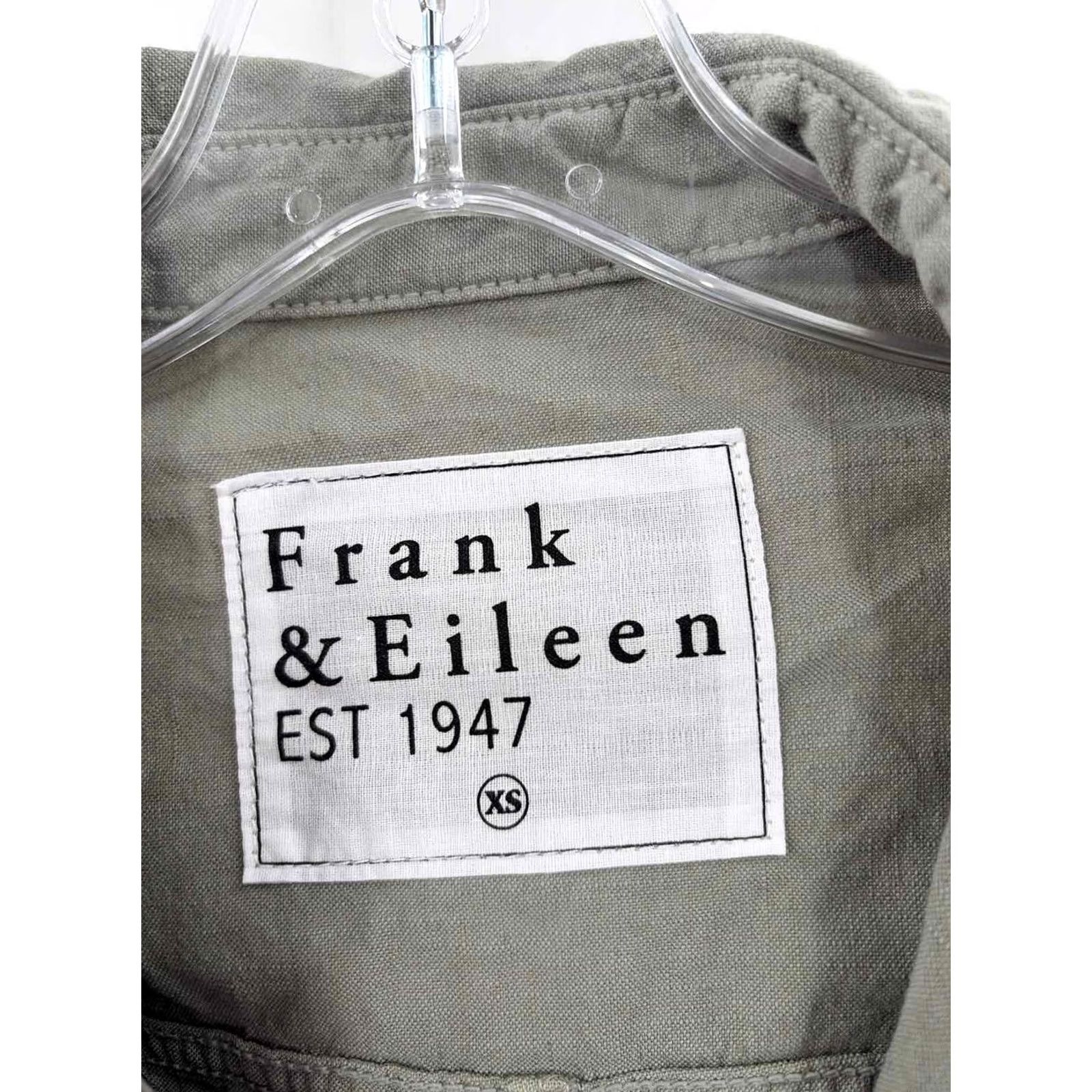 Frank & Eileen Frank & Eileen Jumpsuit XS Green Long Sleeve Pre-Owned Size XS / US 0-2 / IT 36-38 - 5 Thumbnail