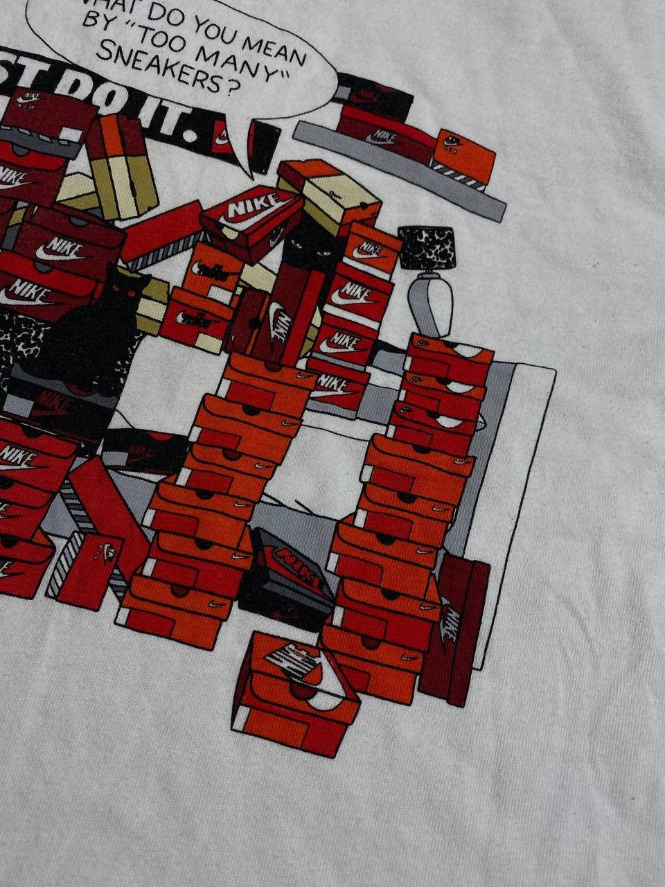 Nike × Vintage Vintage Nike Center print Logo T-Shirt Size US S / EU 44-46 / 1 - 20 Thumbnail