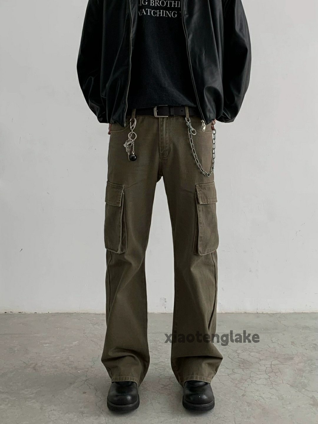 Designer × Japanese Brand × Vintage washed faded cleanfit yuppie utility bootcut cargo pants Size US 30 / EU 46 - 4 Thumbnail