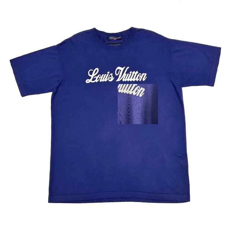 Louis Vuitton Louis Vuitton Embroidered logo art lettering white and blu Size US L / EU 52-54 / 3 - 6 Thumbnail