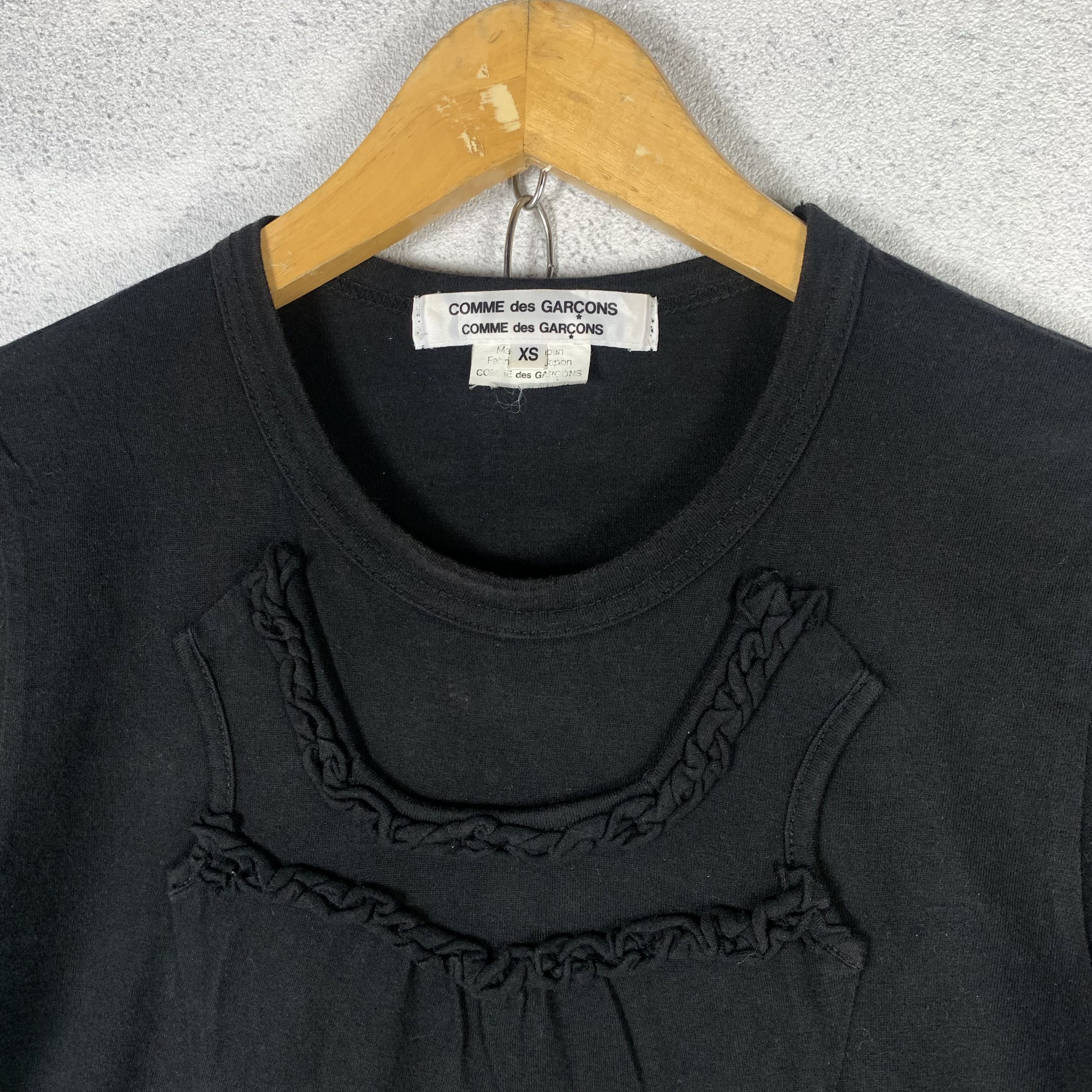 Comme des Garcons AD2011 Comme Des Garcons "Dress Embroidered" Top Size XS / US 0-2 / IT 36-38 - 4 Thumbnail