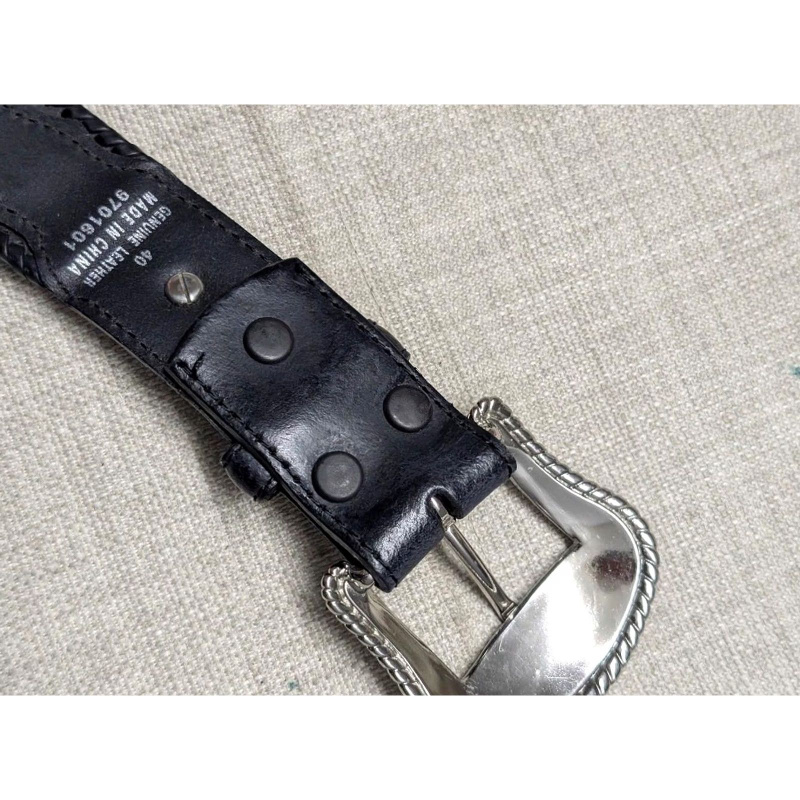 Vintage VINTAGE Larry Mahan Western Belt Size 40 - 4 Thumbnail