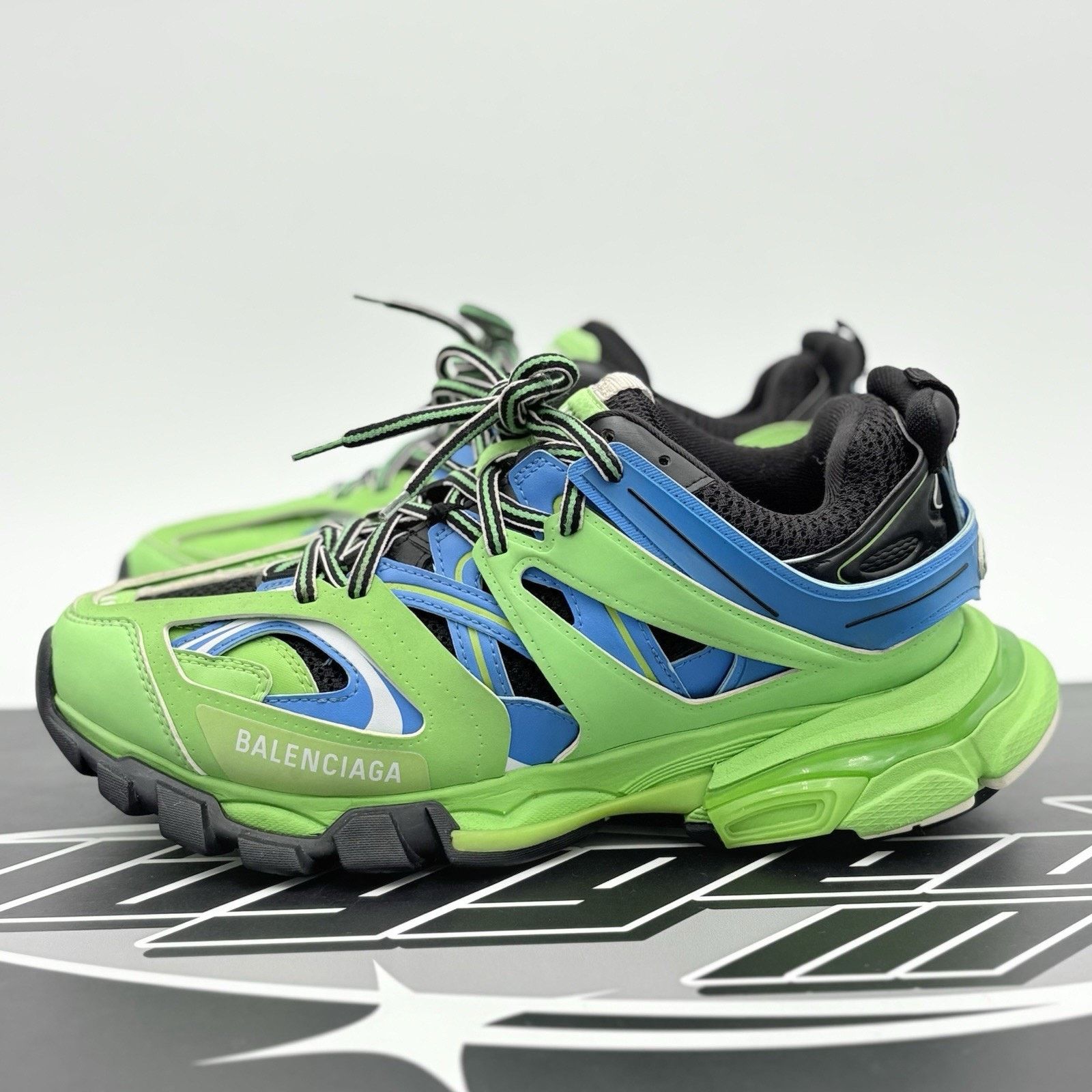 Balenciaga Balenciaga Track ' Blue Green ' | GREAT CONDITION! Size US 8 / EU 41 - 1 Thumbnail
