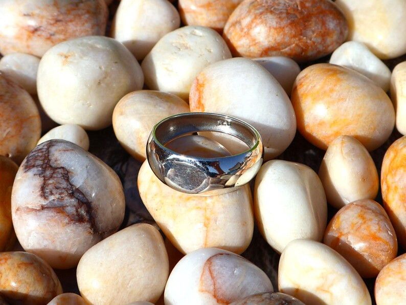 Handmade Band Ring, Sterling Silver Handmade Ring Unisex Gift for Her Size ONE SIZE - 3 Thumbnail