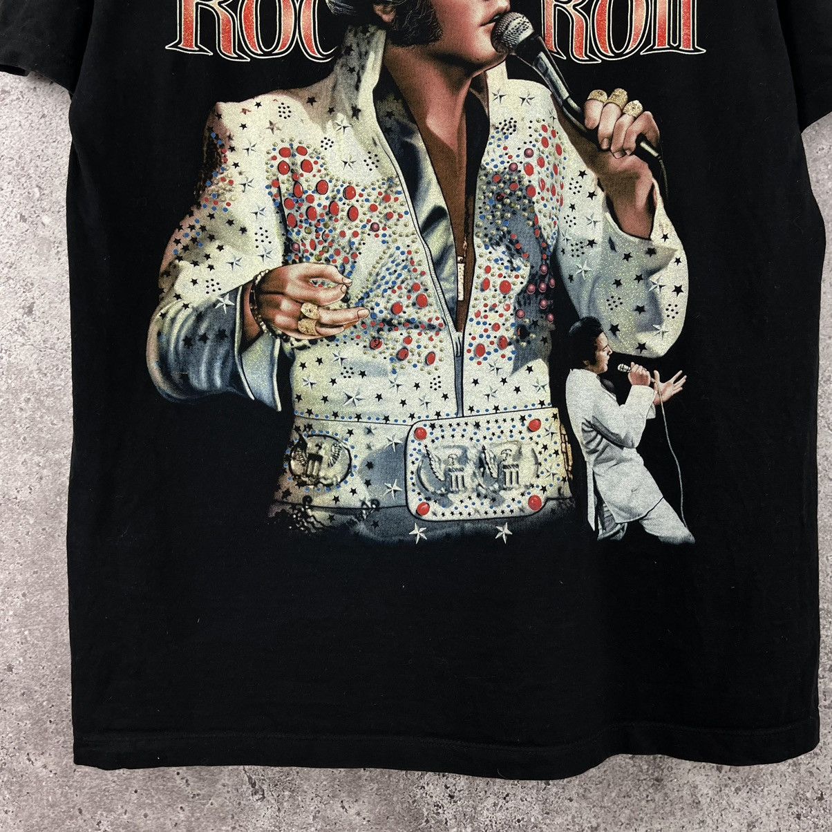 Band Tees × Vintage Rock Tees Vintage Elvis Presley Double Big Logo Size L Size US L / EU 52-54 / 3 - 8 Thumbnail