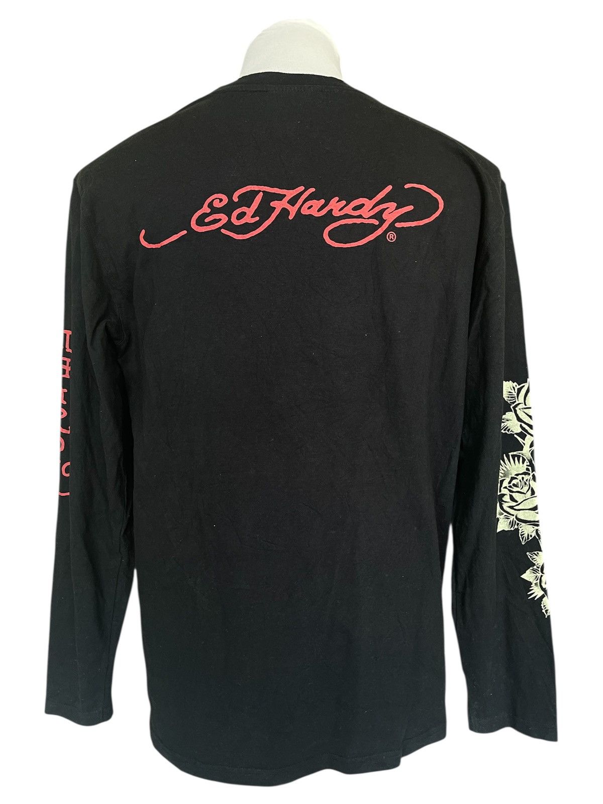 Ed Hardy Ed Hardy black long-sleeved with Skull Rose Size XL / US 12-14 / IT 48-50 - 2 Thumbnail