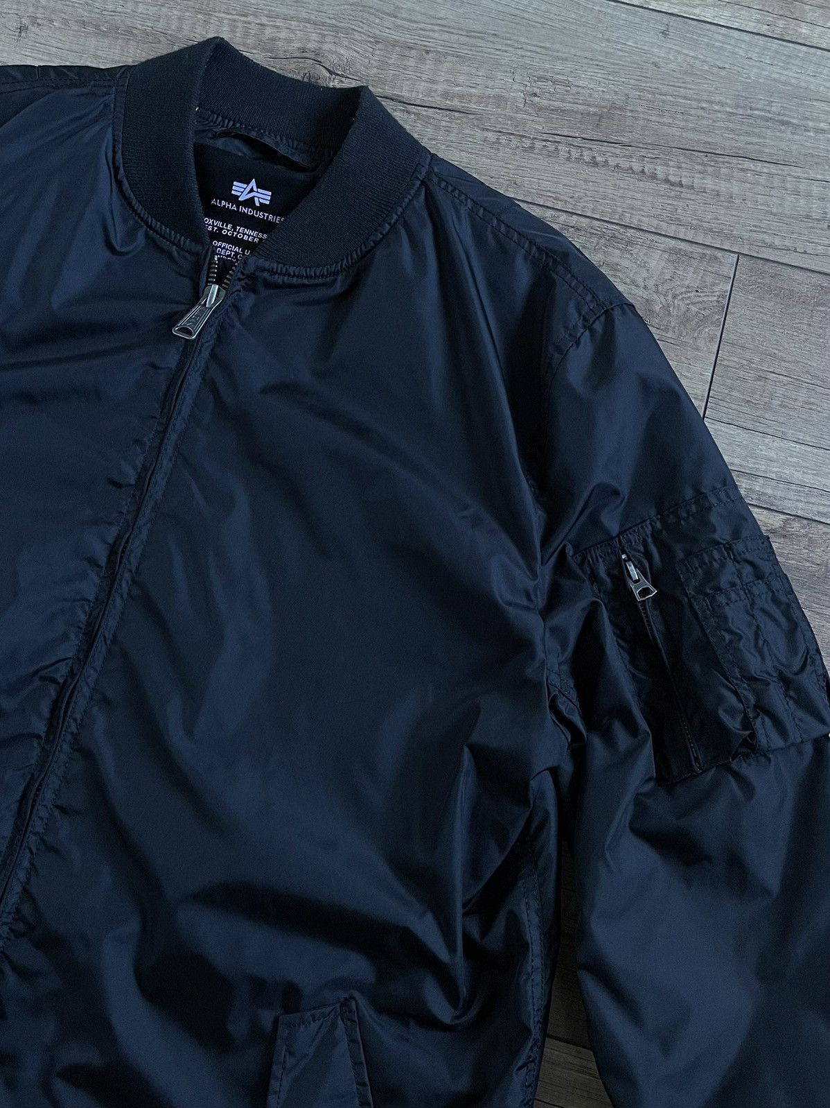 Alpha Industries Alpha Industries Nylon MA 1 Long Bomber Jacket Parka Size US L / EU 52-54 / 3 - 5 Thumbnail