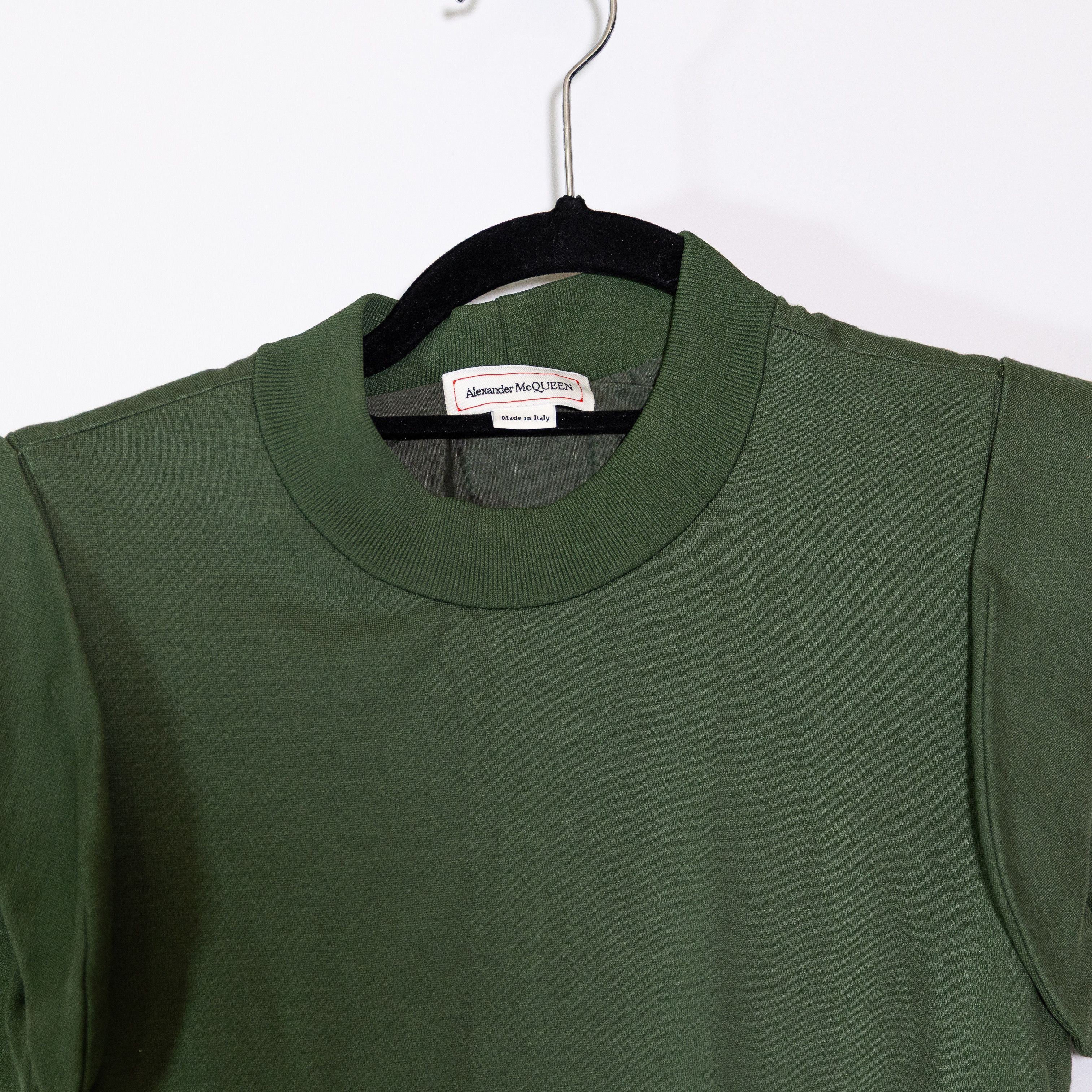Alexander McQueen Alexander Mcqueen Mock Neck Cap Short Size S / US 4 / IT 40 - 2 Thumbnail