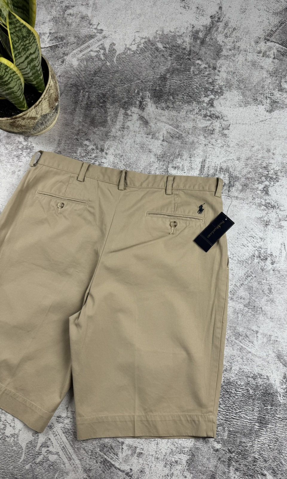 Polo Ralph Lauren NEW Polo Ralph Lauren Chino Shorts 36 Tan Relaxed Fit Basic Size US 36 / EU 52 - 4 Thumbnail