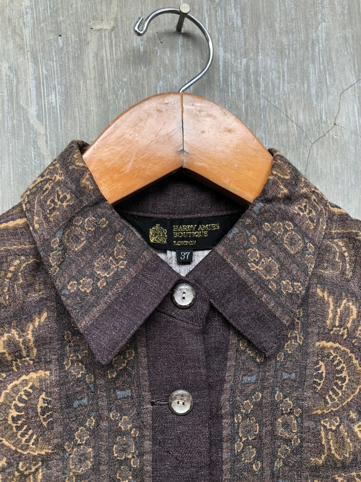 Hardy Amies Hardy Amies Boutique Vintage Button Up Shirt Size S / US 4 / IT 40 - 4 Thumbnail