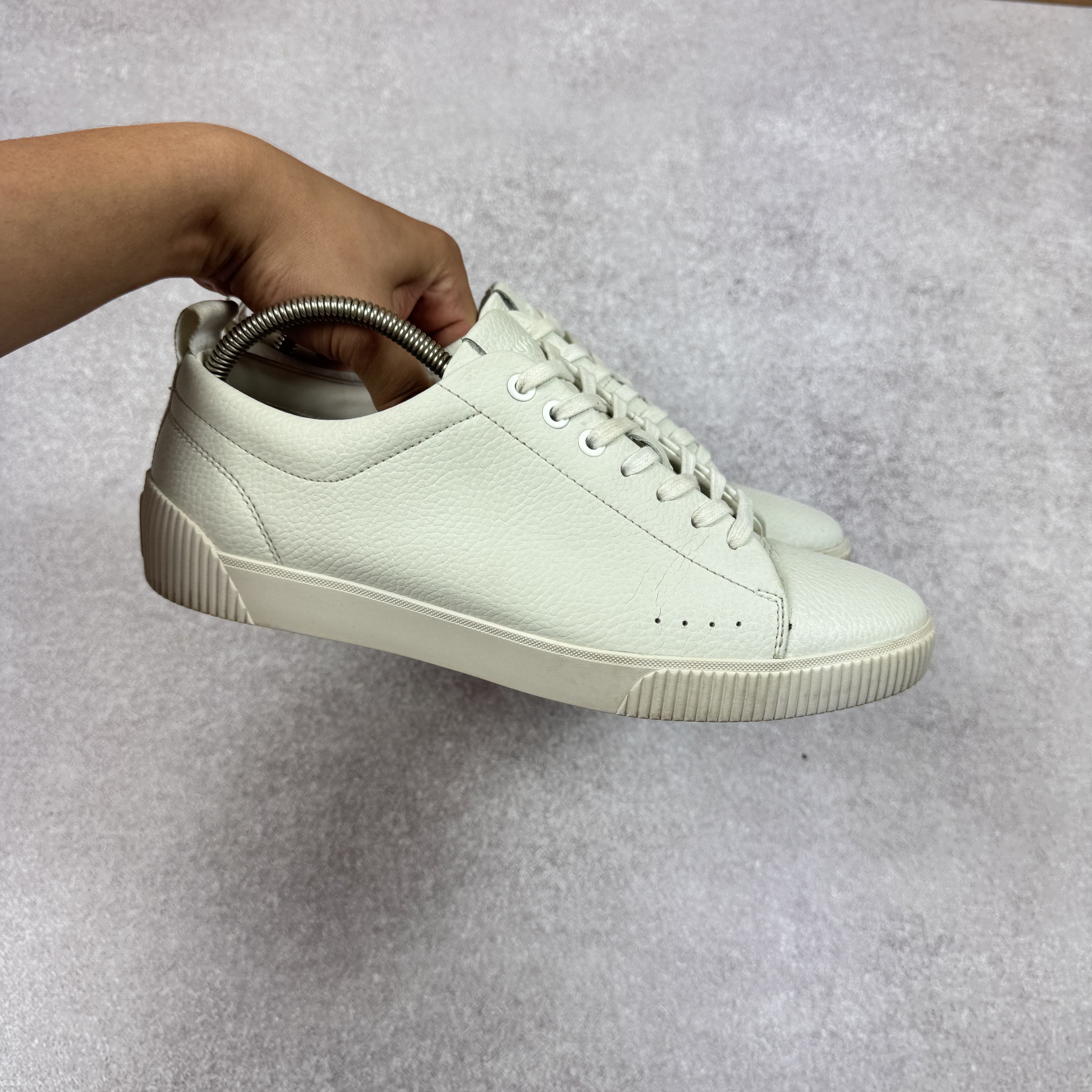 Hugo Boss Hugo Boss 50471315 White Leather Sneakers Size 42 / 27 cm Size US 9 / EU 42 - 2 Thumbnail