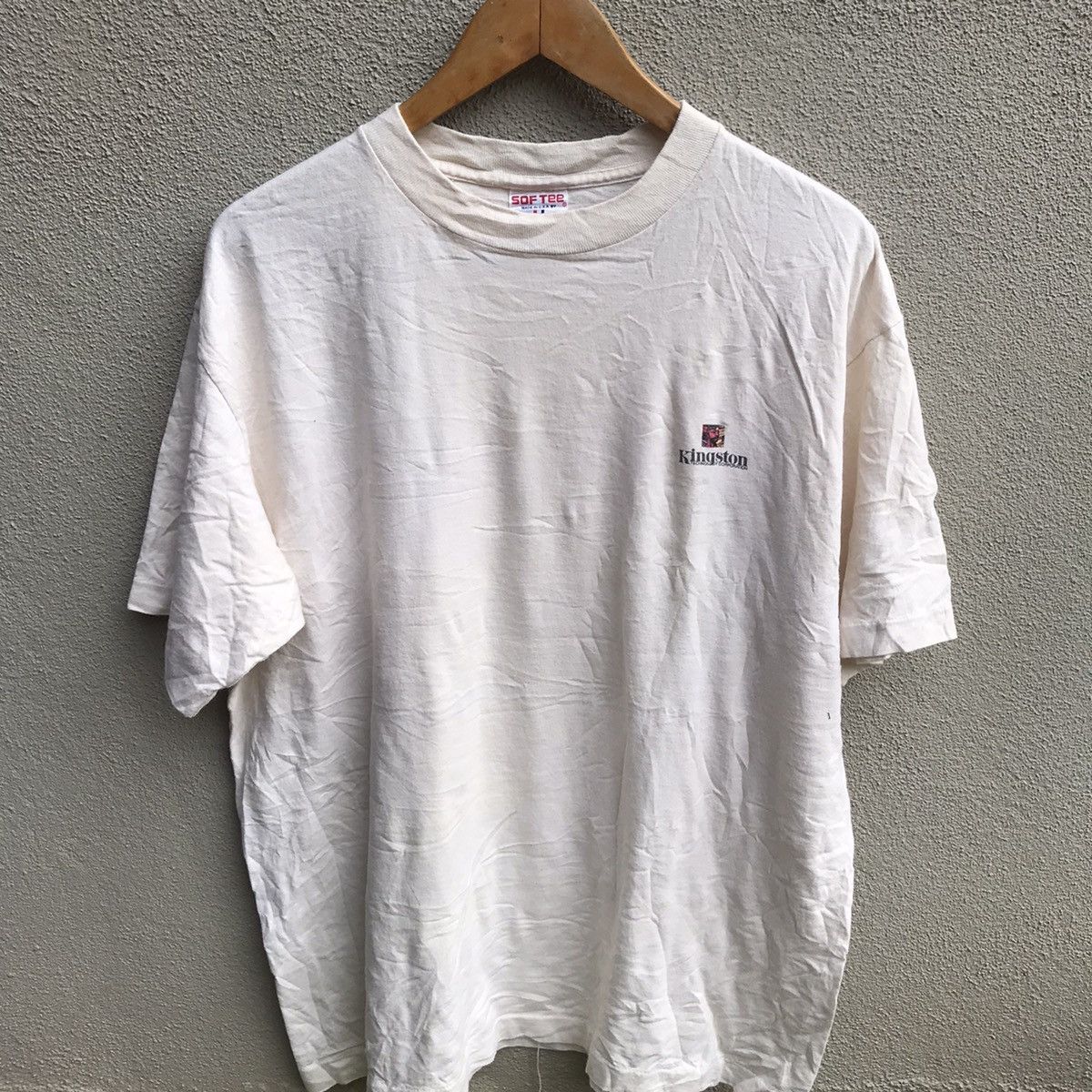 Vintage Vintage 90s KINGSTON tee tech software Size US XL / EU 56 / 4 - 2 Thumbnail