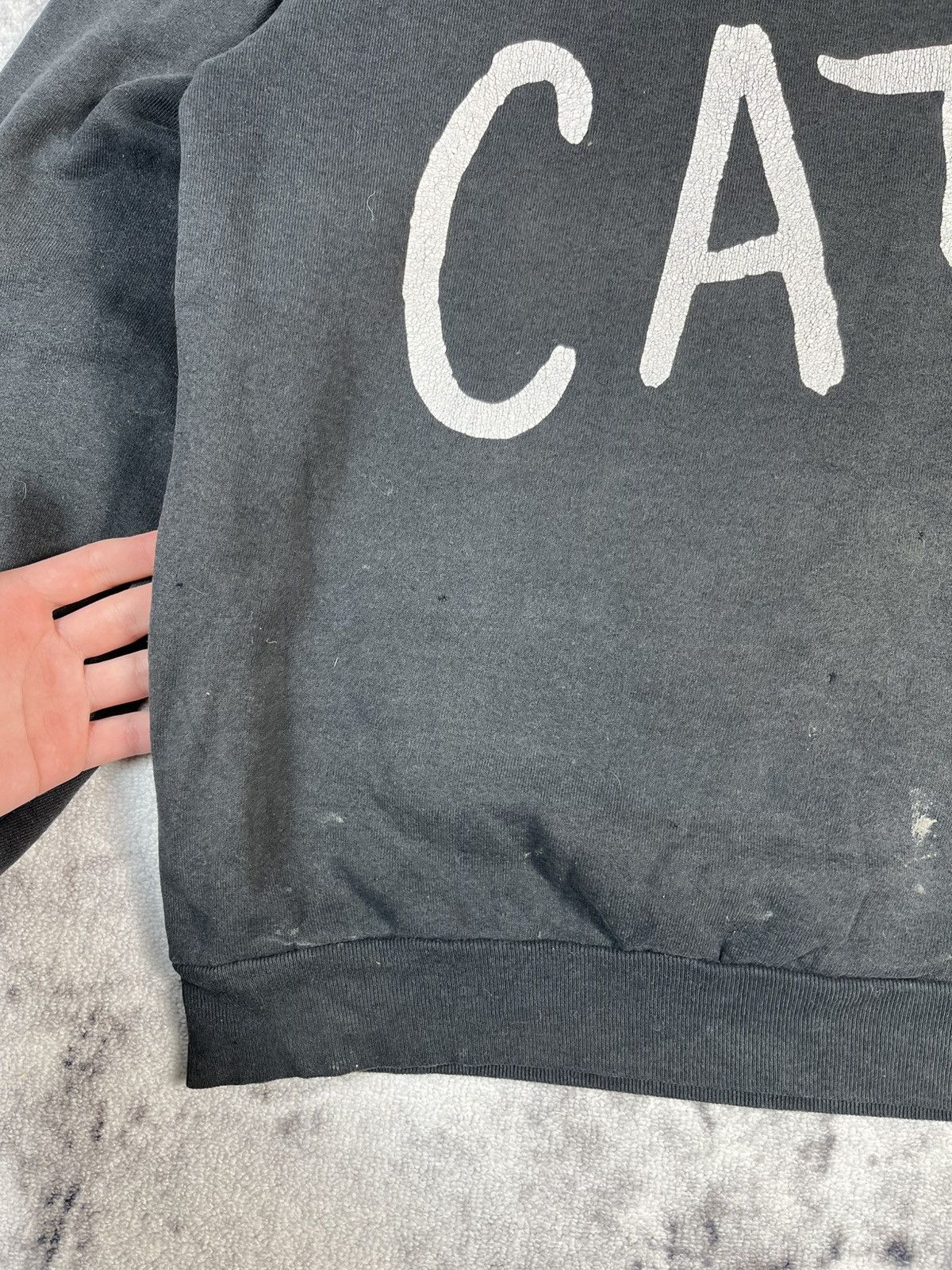 Other Vintage CATS 1981 Distressed Fade Sweatshirt Grunge Size US M / EU 48-50 / 2 - 8 Thumbnail