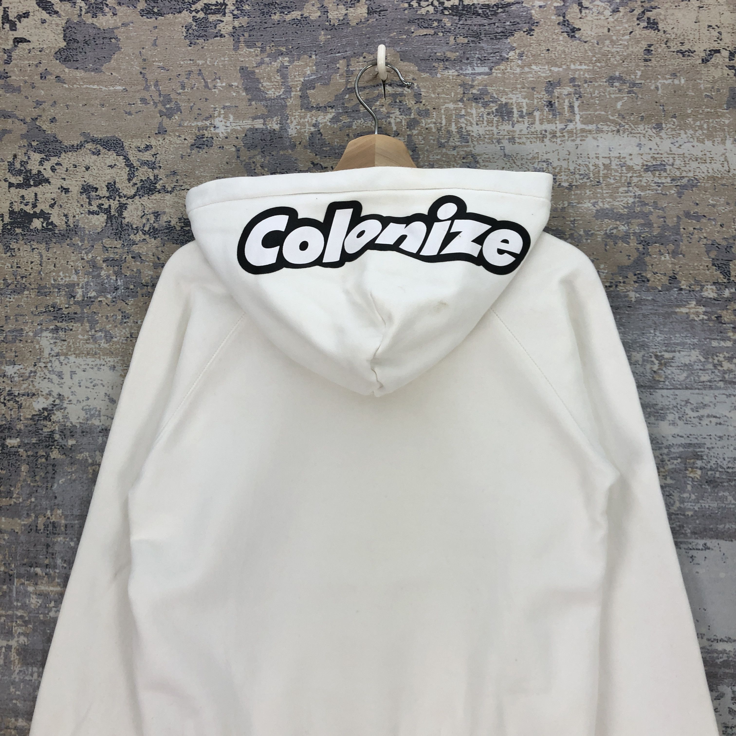 Japanese Brand × Vintage Colonize Sweater Hoodie Colonize Japanese Sweatshirt Hooded Size US M / EU 48-50 / 2 - 6 Thumbnail