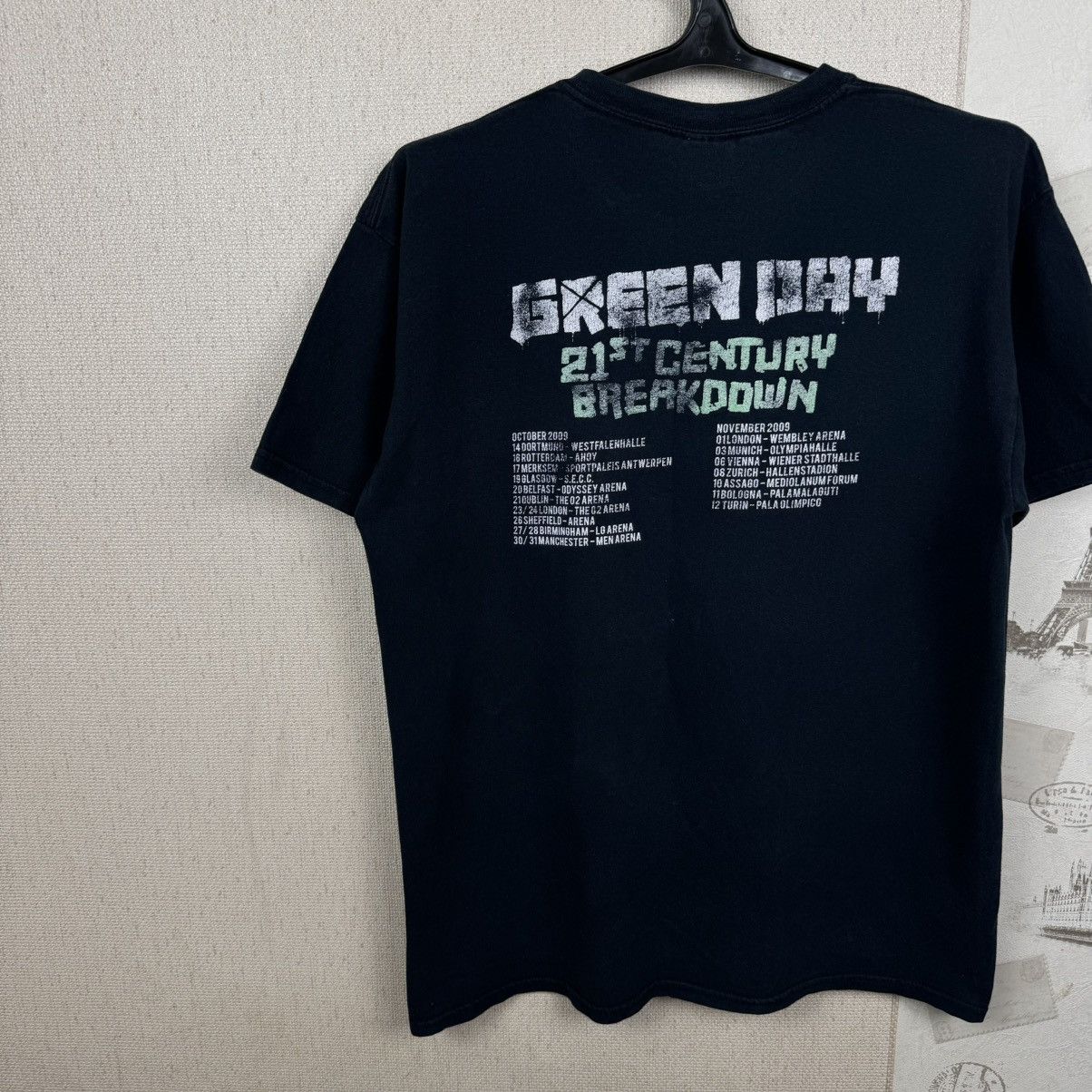 Other Vintage Green Day T shirt 21-st Century Breakdown 2009 L Size US L / EU 52-54 / 3 - 18 Thumbnail