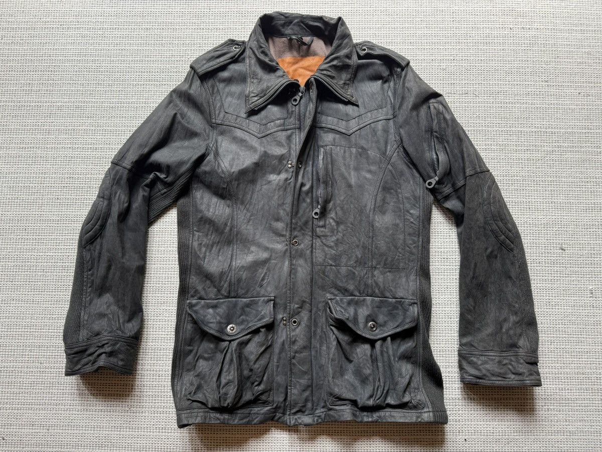 Other Vintage Kyoji Maruyama Nubuck leather jacket Size US M / EU 48-50 / 2 - 1 Thumbnail