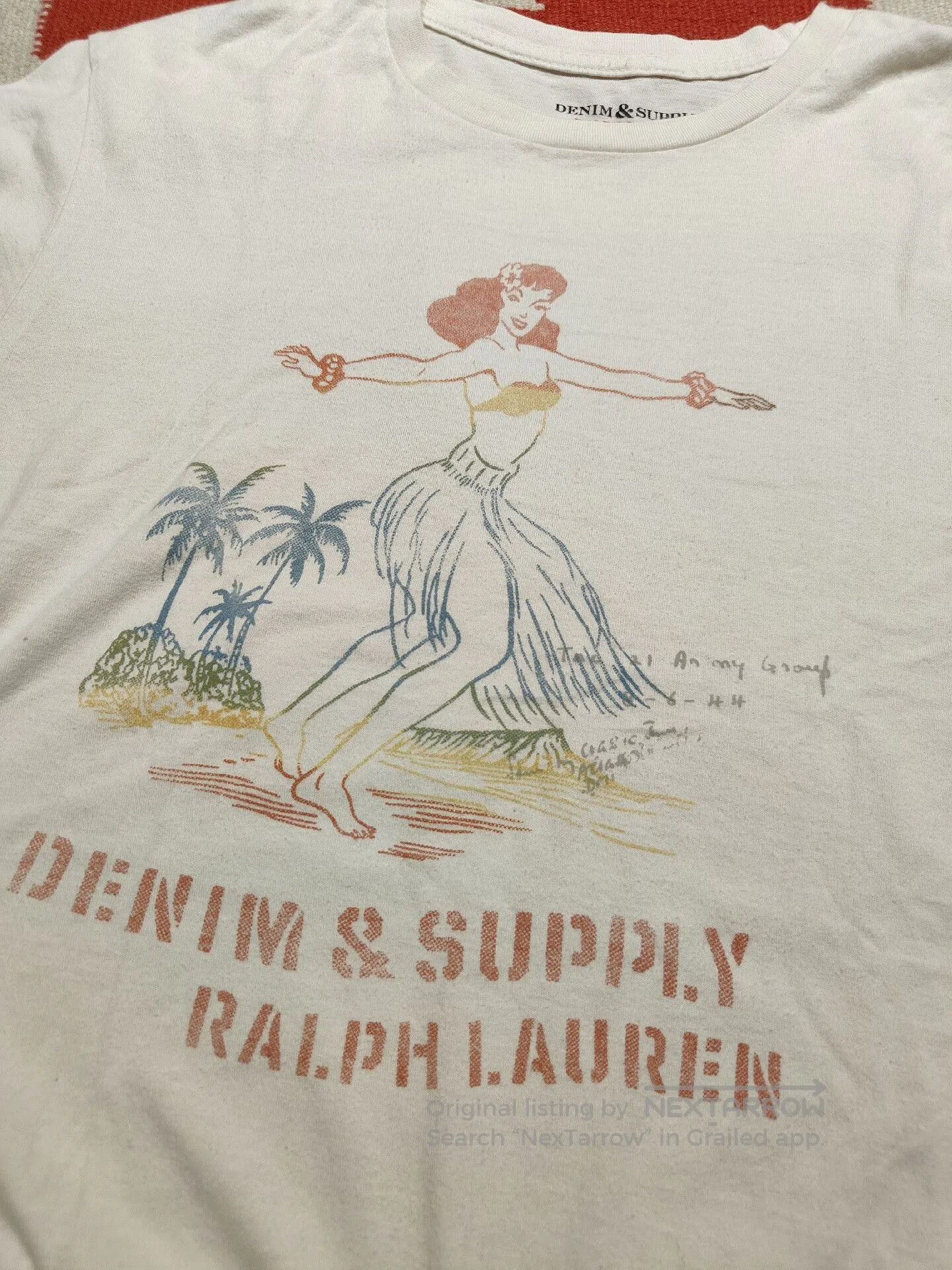 RRL Ralph Lauren Ralph Lauren Women's Vintage Hawaii T-Shirt. Size M / US 6-8 / IT 42-44 - 5 Thumbnail
