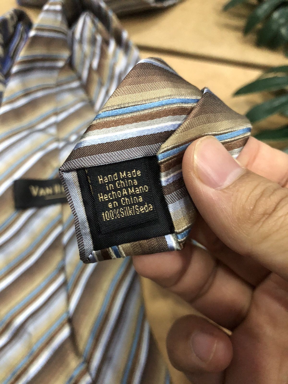 Designer × Van Heusen Geoffrey beene x Van heusen silk neck tie Size ONE SIZE - 8 Thumbnail