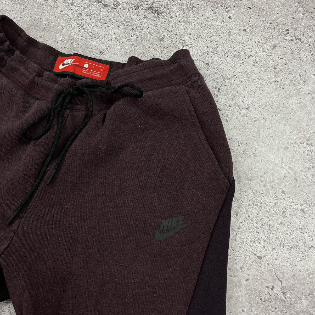 Nike Nike Tech Fleece Sweatpants Y2K Drill Pants Burgundy Size S Size US 30 / EU 46 - 6 Thumbnail