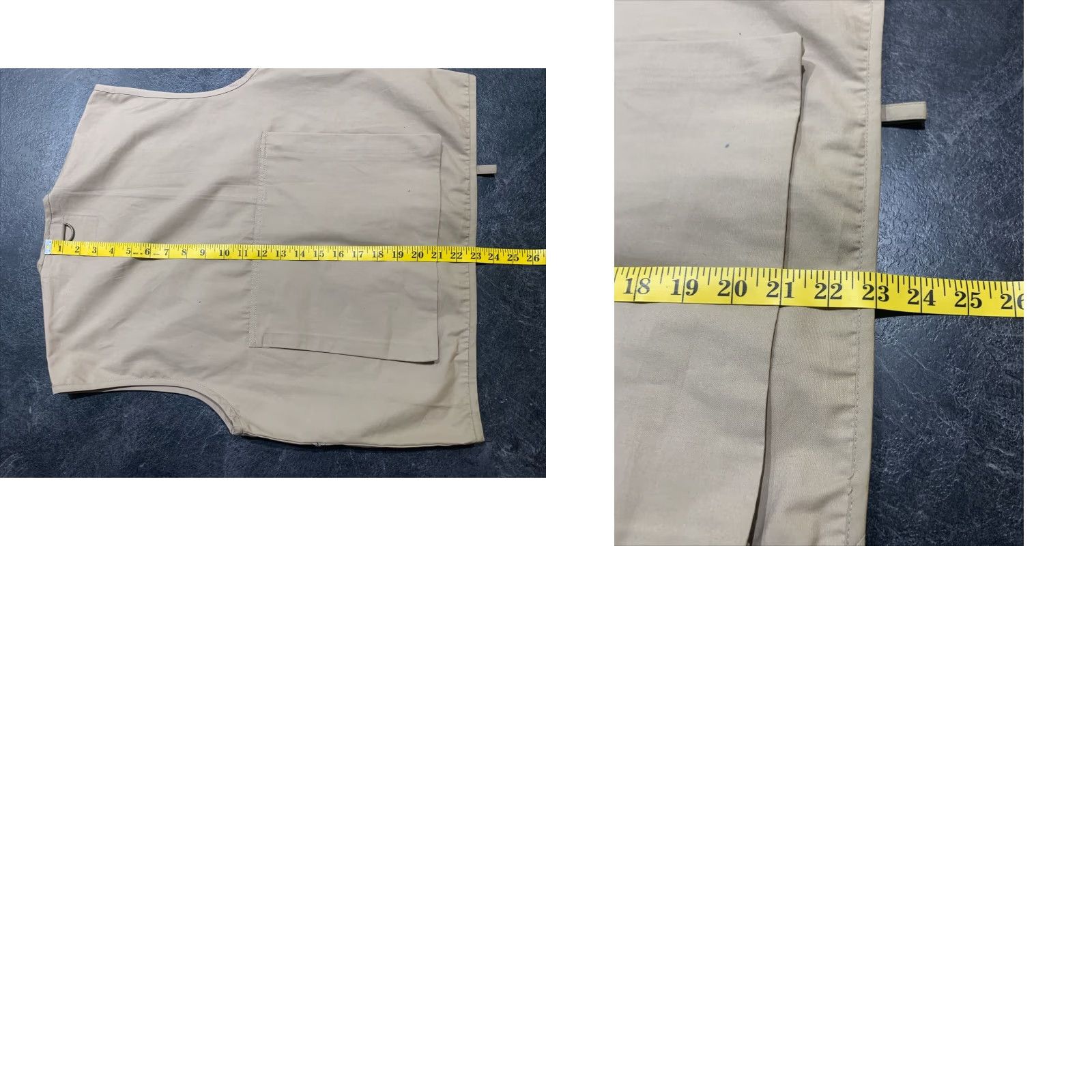 Rothco Rothco Men's Hunting Fishing Travel Vest Mid-Length Canvas Khaki Size Large L Outdoor Size US L / EU 52-54 / 3 - 8 Thumbnail