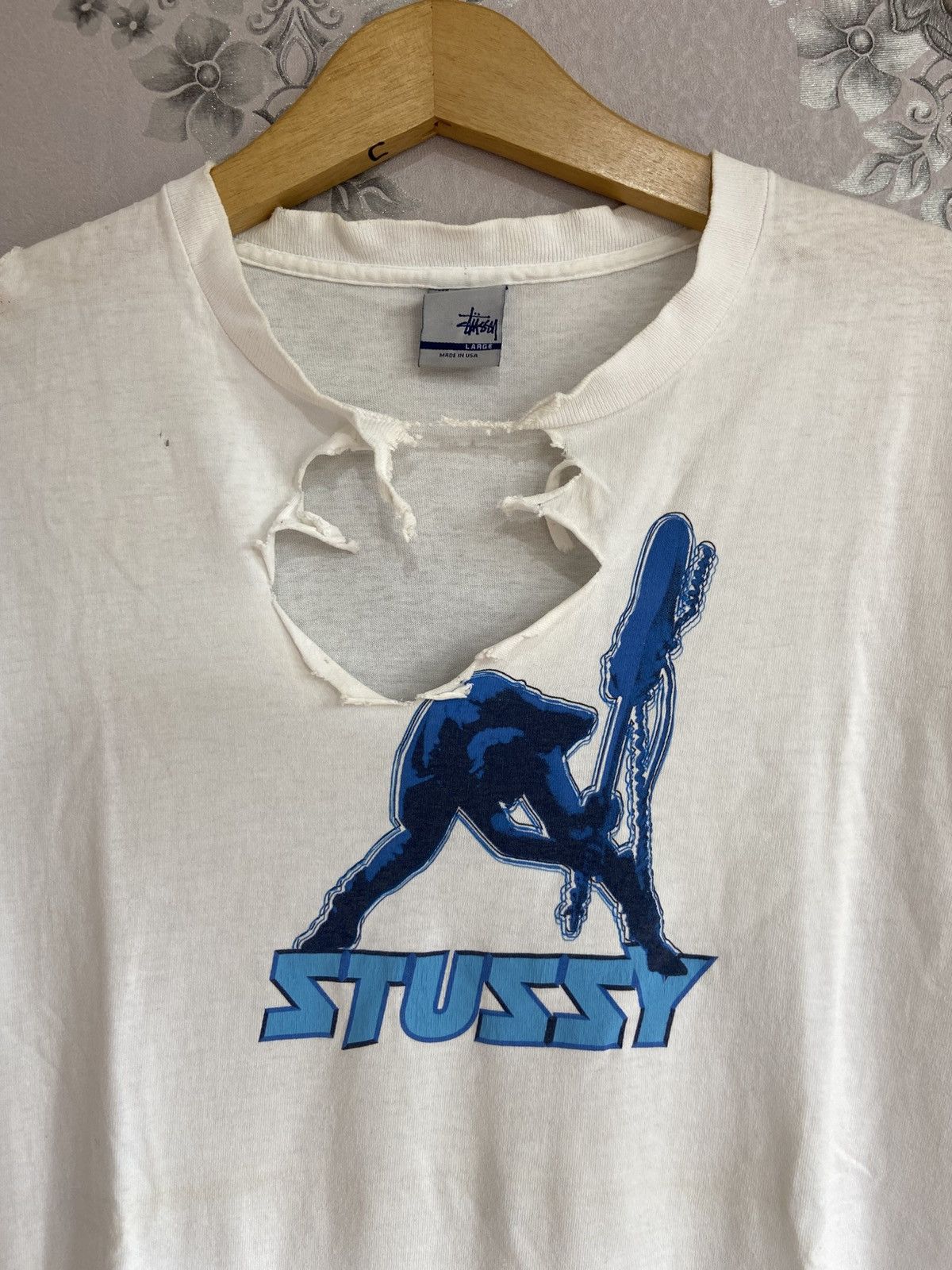 Stussy Vintage Stussy The Clash London Calling Trashed Tee Size US L / EU 52-54 / 3 - 2 Thumbnail