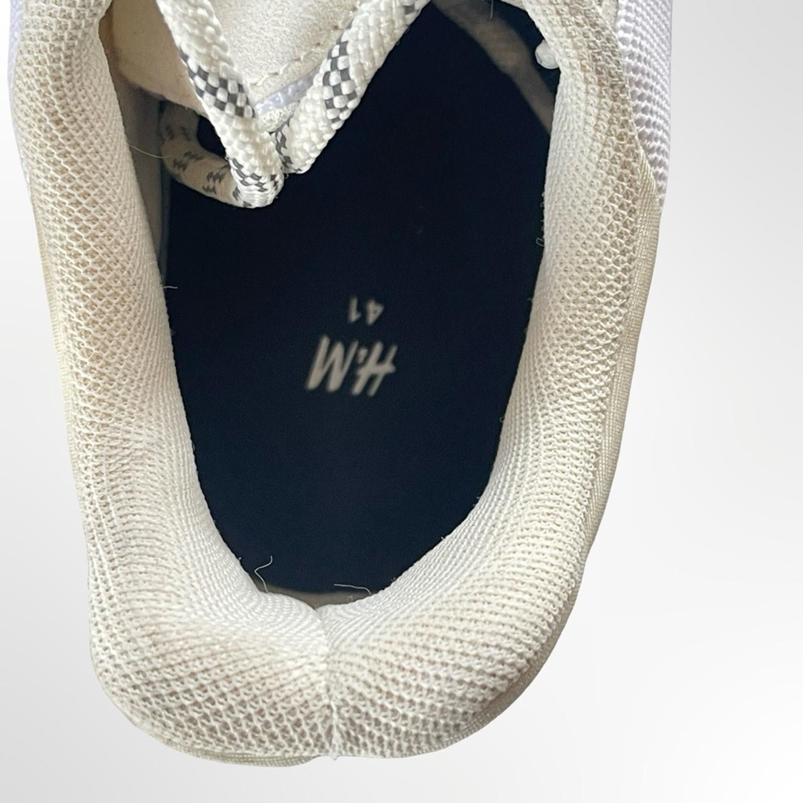 H&M H&M White & Cream Chunky Knit Sneakers in size 41 Size US 8 / EU 41 - 5 Thumbnail