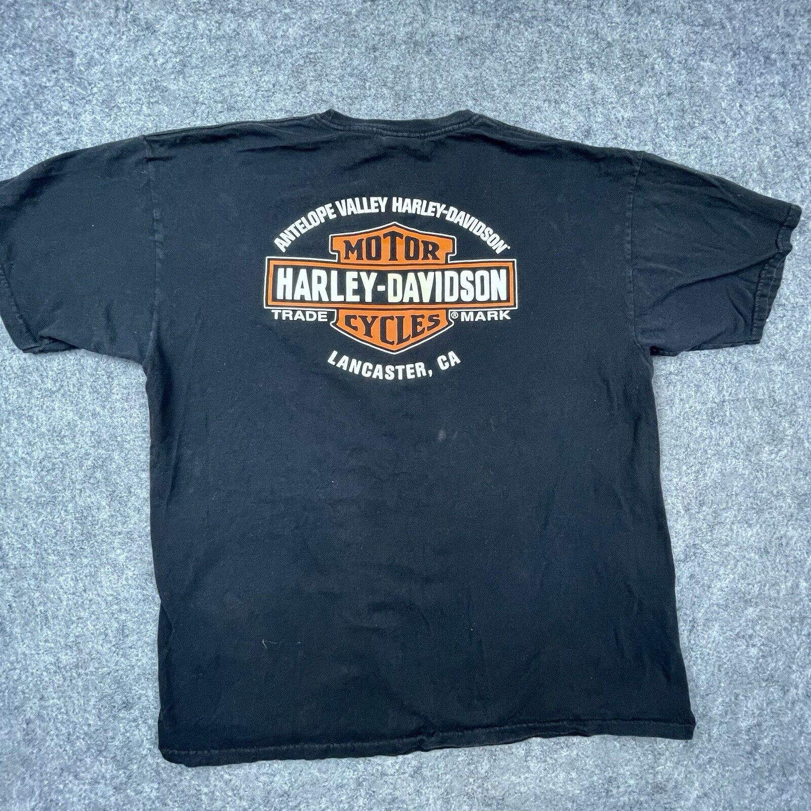 Harley Davidson Harley Davidson Shirt XL Forever Two Wheels Skull Flames Size US XL / EU 56 / 4 - 2 Thumbnail