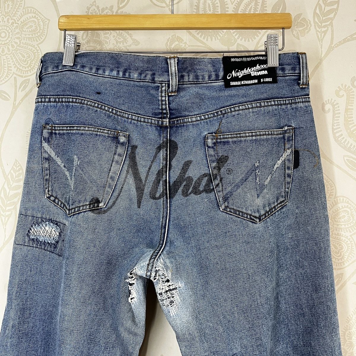 Neighborhood Distressed Neighborhood Redline Selvedge Denim Savage Size US 34 / EU 50 - 21 Thumbnail