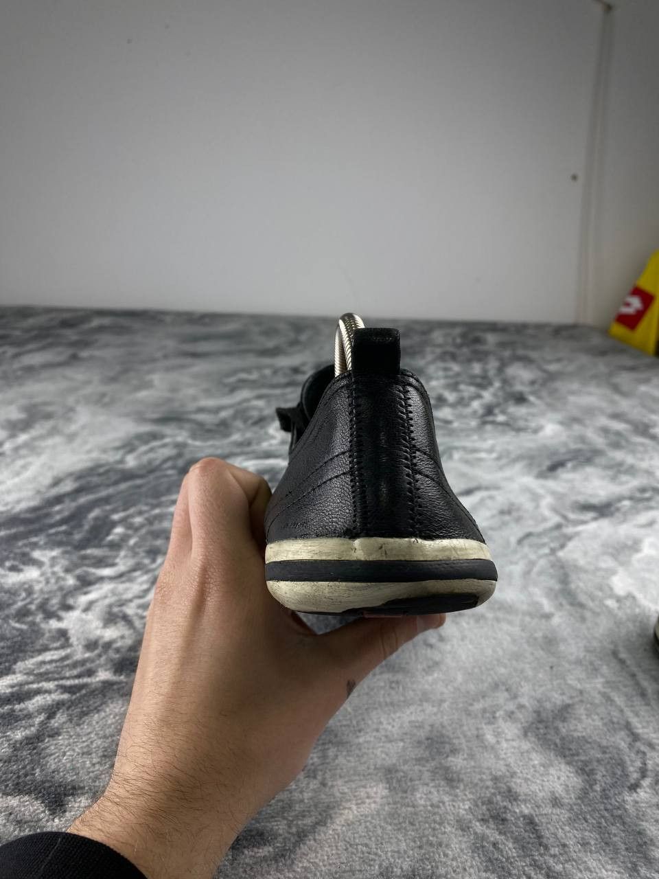 Prada Prada Red Tab Leather Low Trainers Men Size 7 Black Size US 7 / EU 40 - 7 Thumbnail