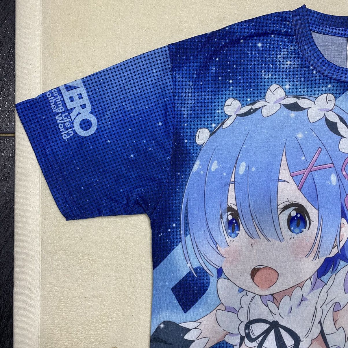 Anime × Japanese Brand Anime RE:ZERO REM Full Print T-shirt Size US L / EU 52-54 / 3 - 4 Thumbnail