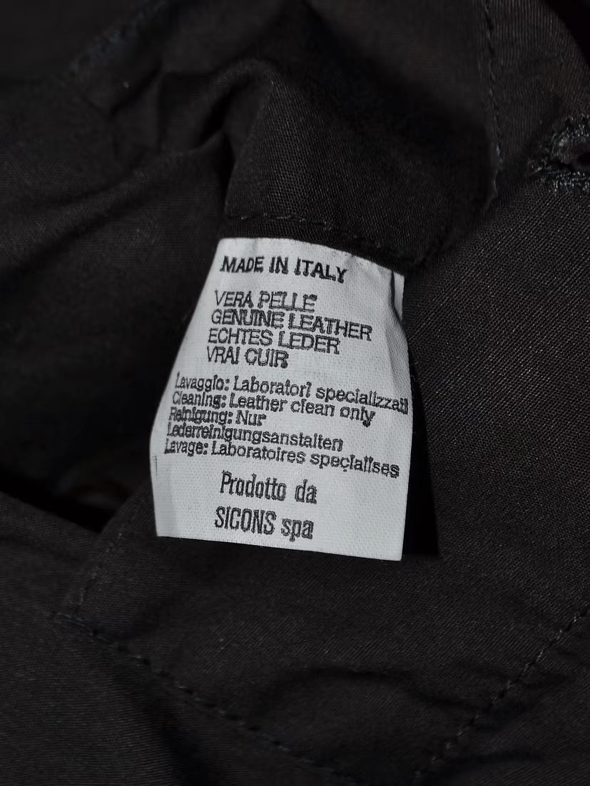 Jean Paul Gaultier c. 1988 'REITLUAG' Leather Biker Vest Size US M / EU 48-50 / 2 - 10 Thumbnail
