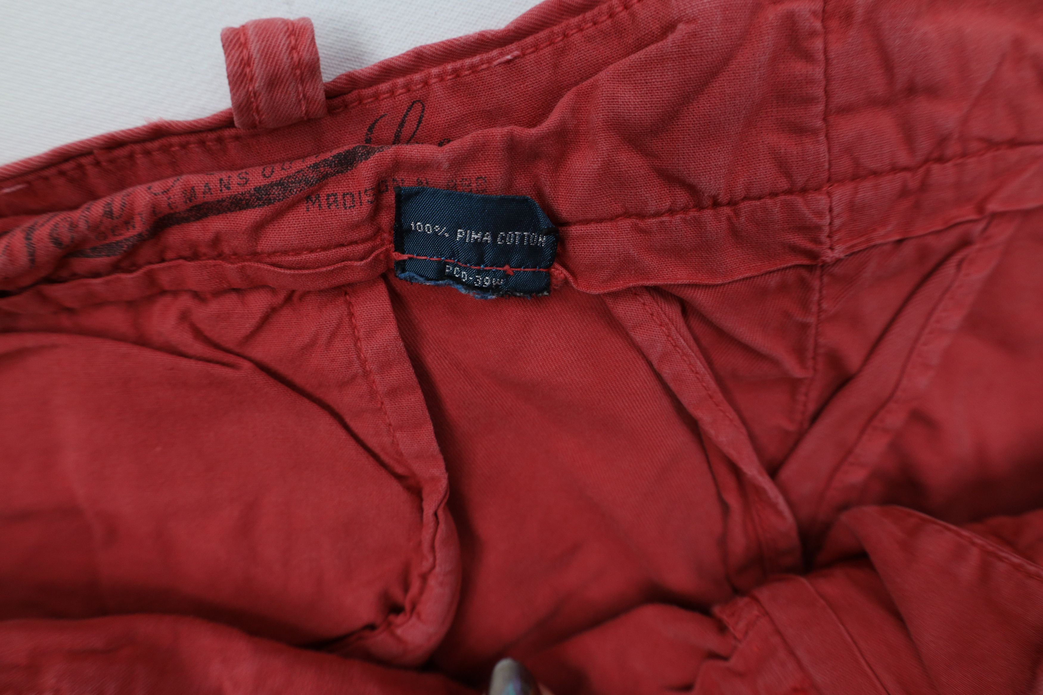 Ralph Lauren Vintage 90s Ralph Lauren Fly GI Surplus Crest Shorts Red Size US 38 / EU 54 - 7 Thumbnail