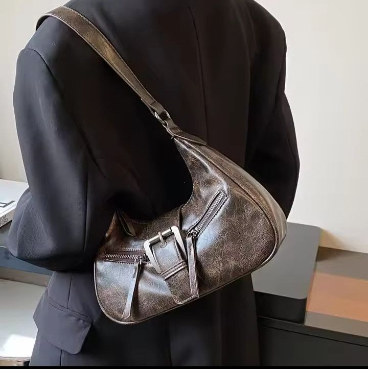 The Unbranded Brand Retro PU Leather Design Bag Size ONE SIZE - 2 Thumbnail