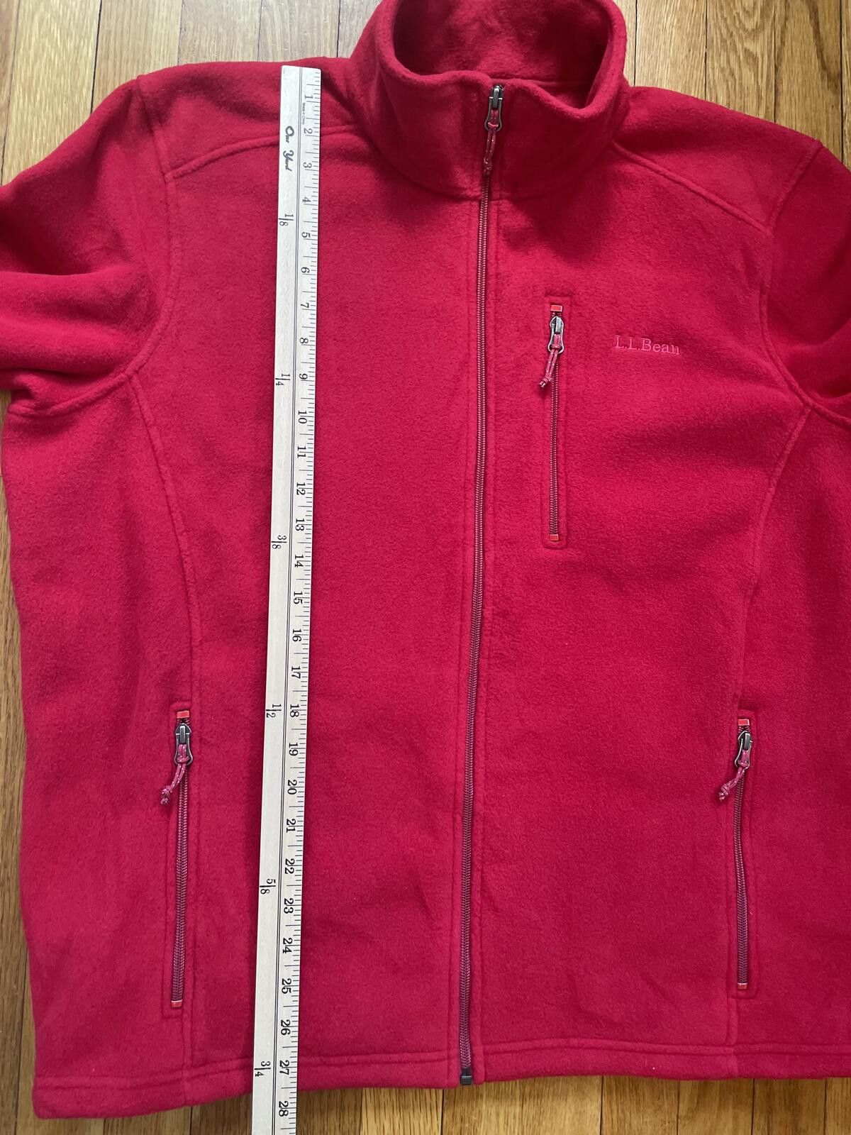 Lands' End Lands End Men's Red Fleece XXL Size US XXL / EU 58 / 5 - 4 Thumbnail