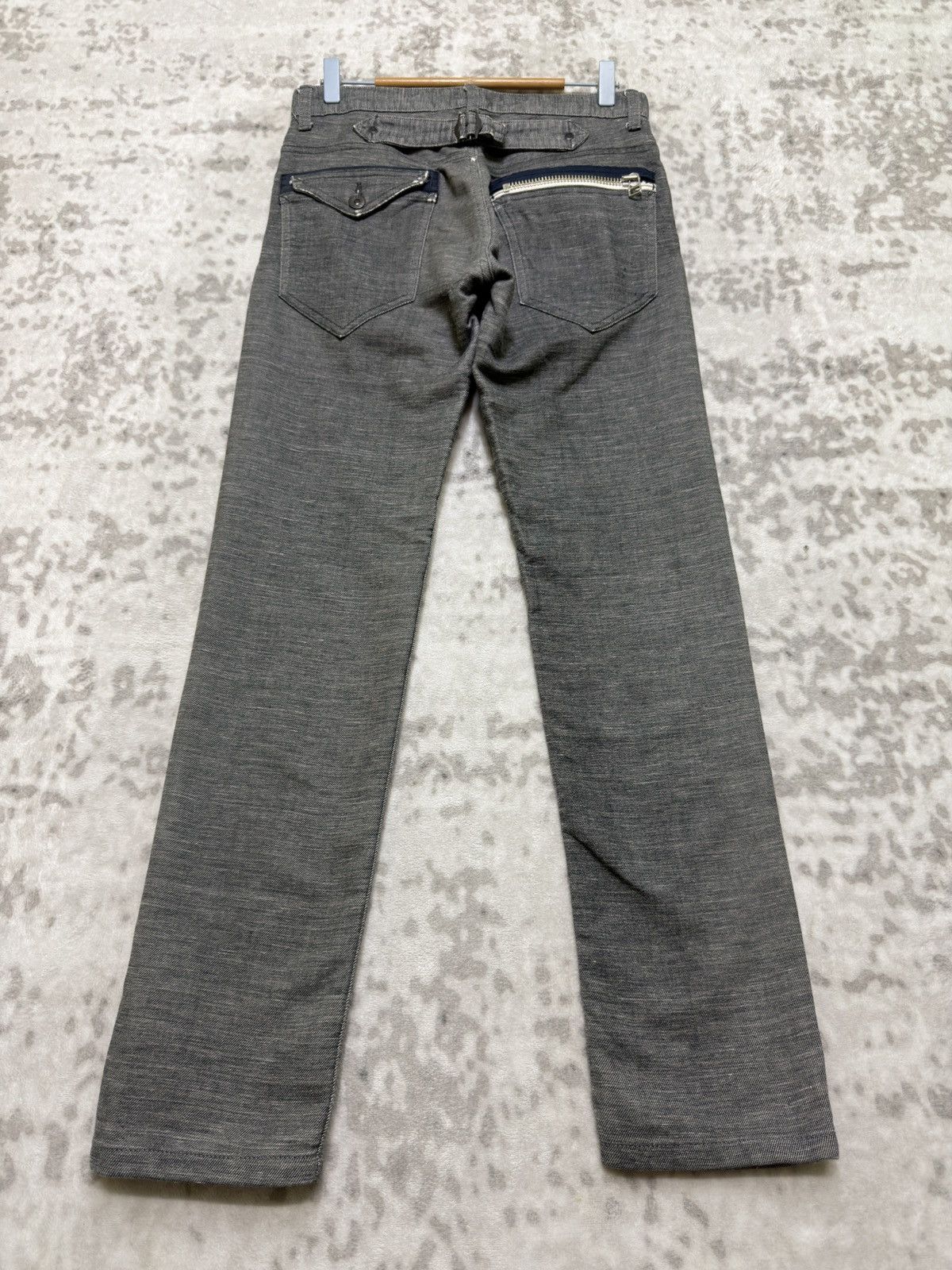 semanticdesign Semantic Design Slim Tapered Cinch Back Zip Pocket Pants Y2K Size US 29 - 1 Thumbnail