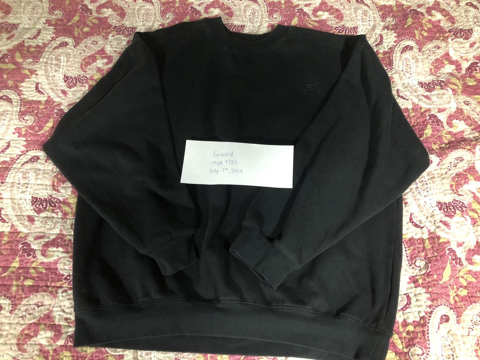 Starter Starter Black Sweatshirt (vintage) Size US XL / EU 56 / 4 - 4 Thumbnail