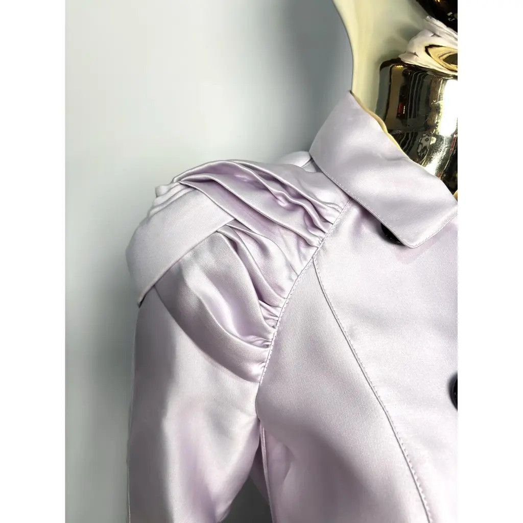 Burberry Burberry Prorsum Satin Trench Coat Size S / US 4 / IT 40 - 10 Thumbnail