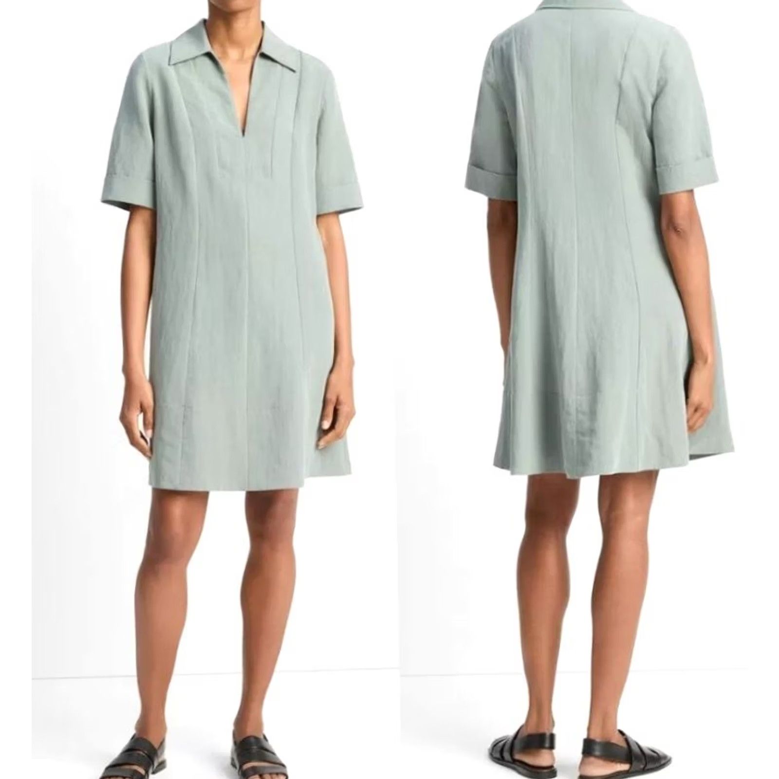 Vince Vince Women's A-Line Dress Shirt? Size 28" / US 6 / IT 42 - 4 Thumbnail