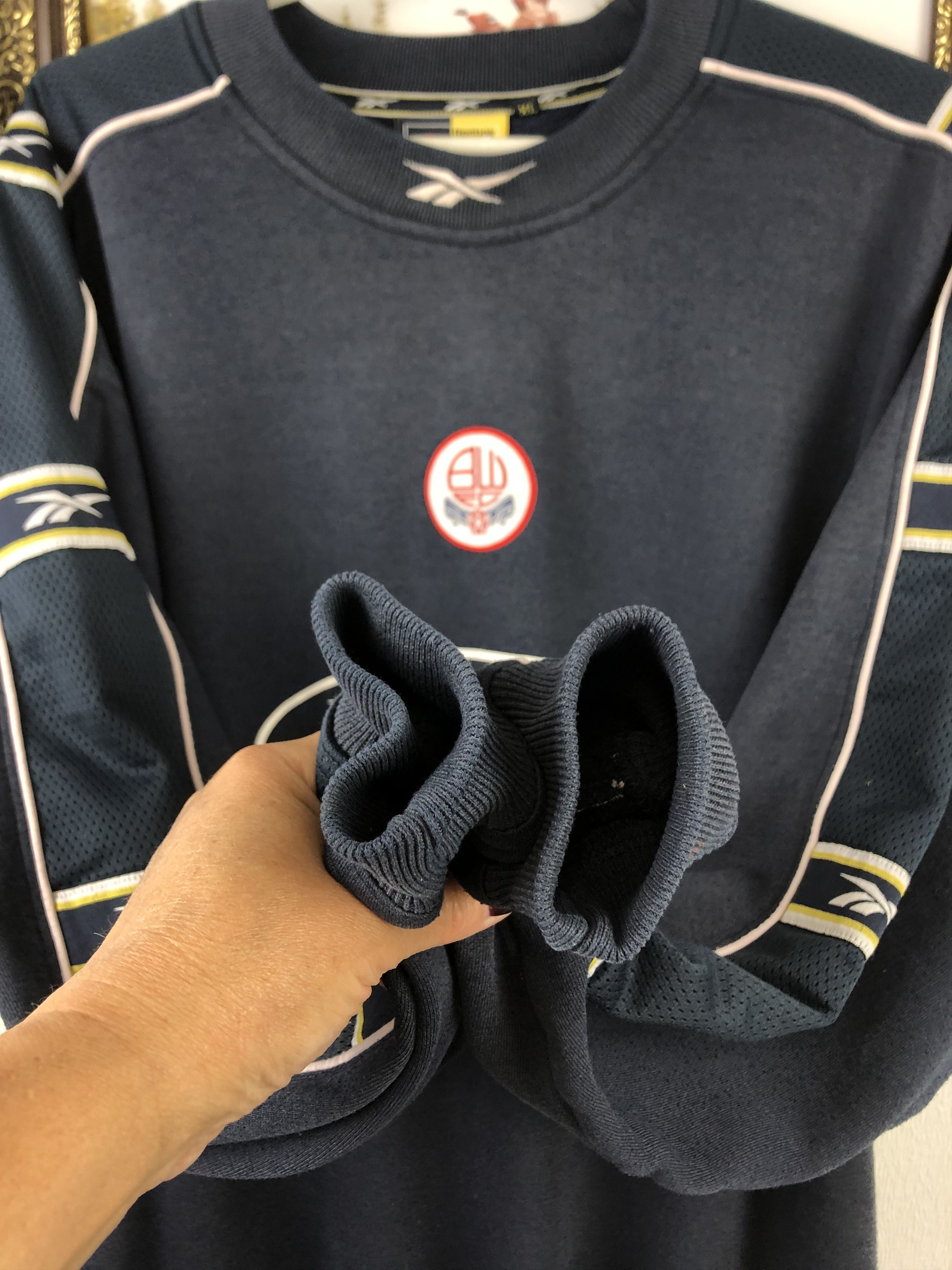 Reebok × Vintage Vintage Bolton Wanderers Sweatshirt Football Soccer Reebok Size US XL / EU 56 / 4 - 7 Thumbnail